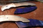 Střenka nože, lapis lazuli